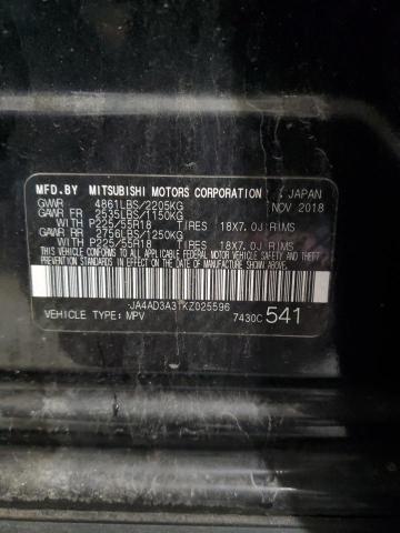 JA4AD3A31KZ025596 Mitsubishi Outlander Se