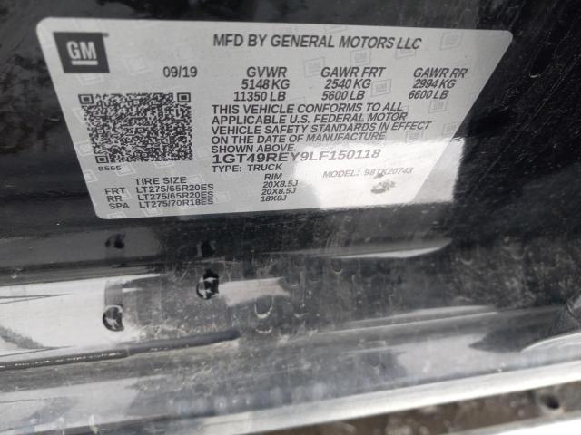 1GT49REY9LF150118 GMC Sierra K2500 Denali