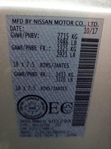 5N1DL0MMXJC505299 Infiniti QX60