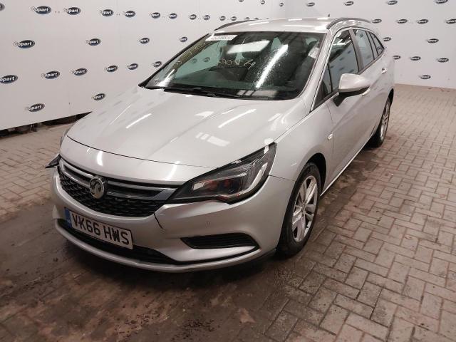 Auction sale of the 2016 Vauxhall Astra Tech, vin: W0LBD8EL2H8015075, lot number: 45209804