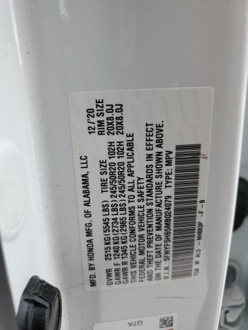 5FNYF5H65MB024079 Honda Pilot Touring