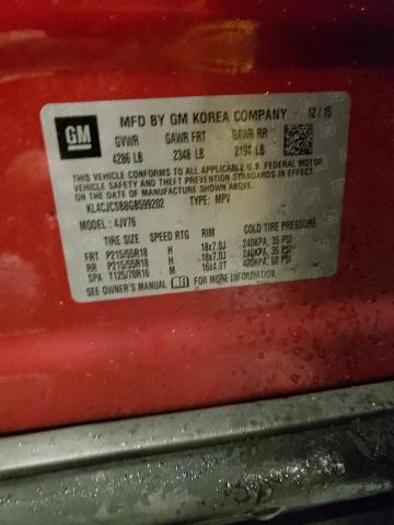 KL4CJCSB8GB599202 Buick Encore