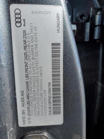 WAUB1GFF9G1066798 Audi S3 Premium Plus