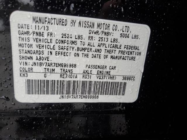 JN1BV7AR7EM699968 Infiniti Q50 BASE