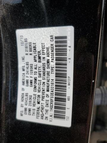 1HGCR6F50EA001614 Honda Accord Hybrid Exl