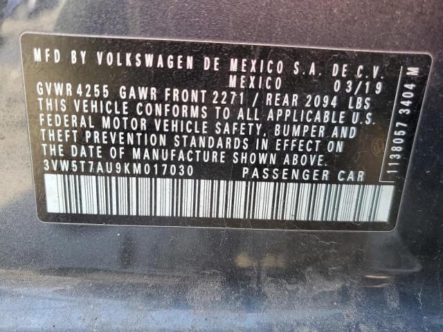3VW5T7AU9KM017030 Volkswagen GTI S