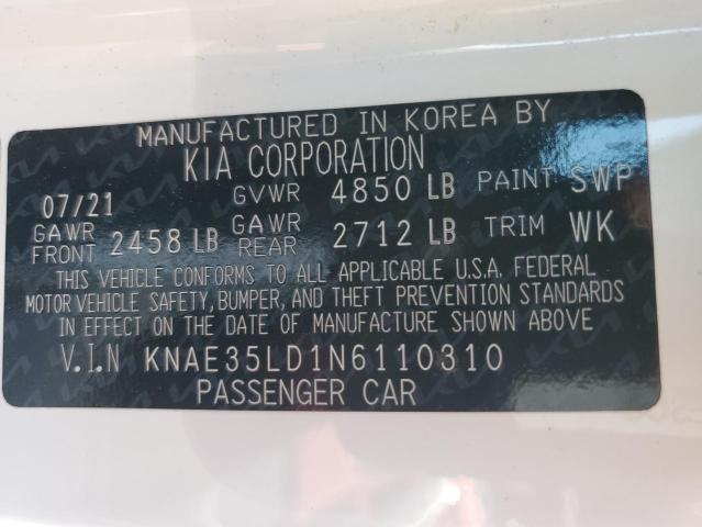 KNAE35LD1N6110310 KIA Stinger Gt Line
