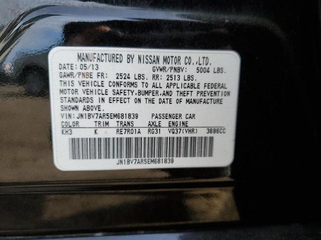 JN1BV7AR5EM681839 Infiniti Q50 BASE
