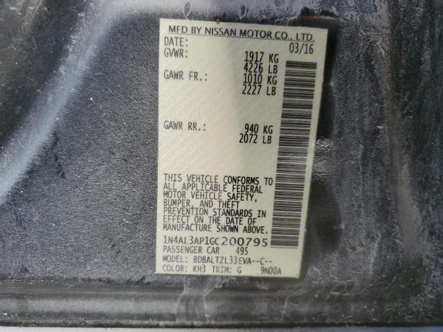 1N4AL3AP1GC200795 Nissan ALTIMA 2.5