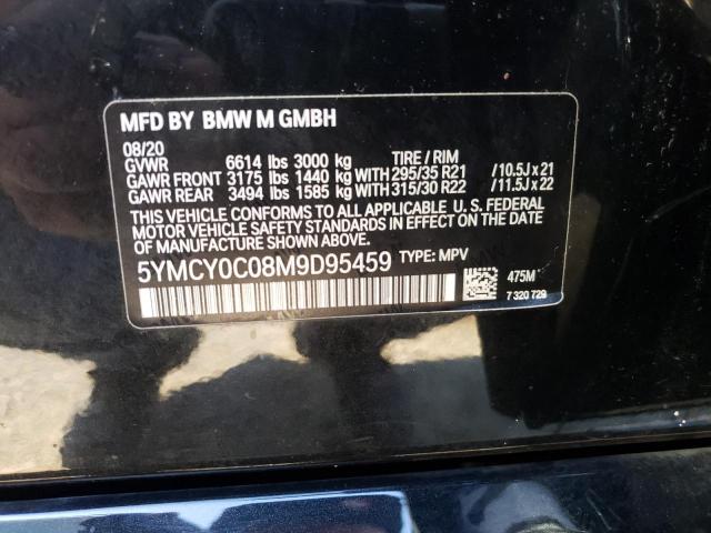 5YMCY0C08M9D95459 BMW X6 M