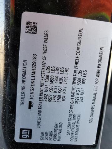 1GKS2DKL1MR329183 GMC YUKON DENALI