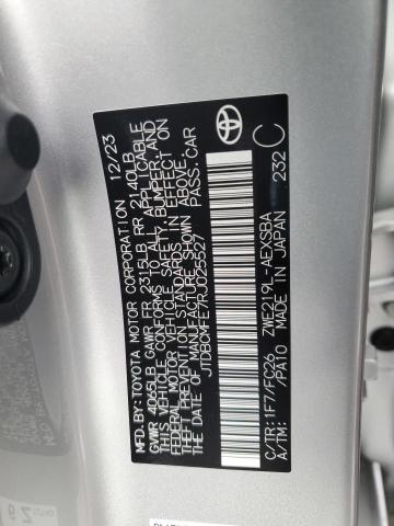 JTDBCMFE7RJ025527 Toyota COROLLA LE
