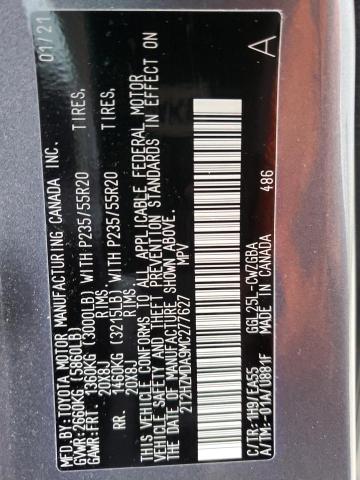 2T2HZMDA9MC277627 Lexus RX 350