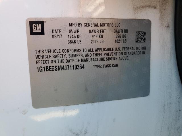1G1BE5SM4J7110364 Chevrolet CRUZE LT