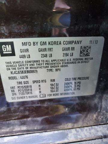 KL4CJESB3EB608929 Buick Encore