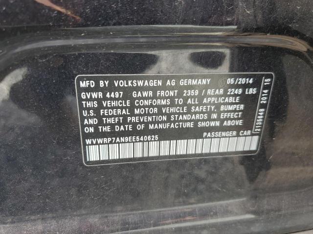 WVWRP7AN9EE540625 Volkswagen CC LUXURY
