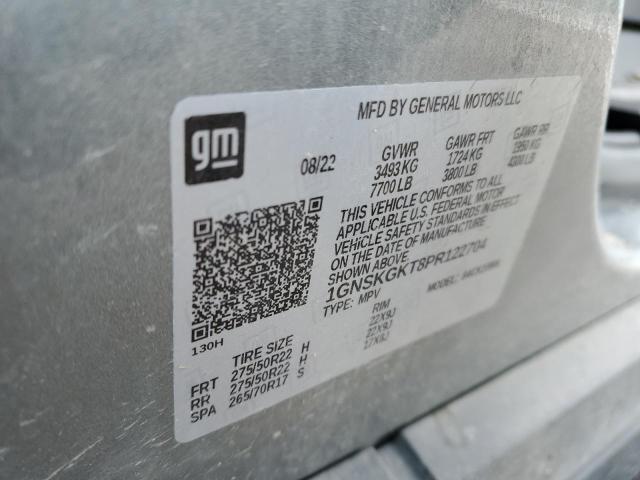 1GNSKGKT8PR122704 Chevrolet Suburban K1500 High Country