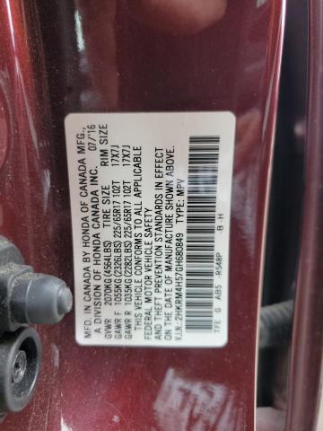 2HKRM4H57GH680849 Honda CR-V EX