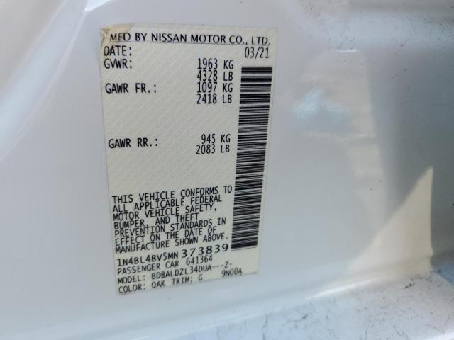 1N4BL4BV5MN373839 Nissan ALTIMA S