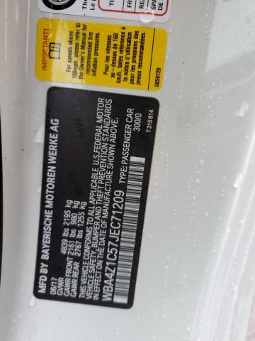 WBA4Z1C57JEC71209 BMW 430I