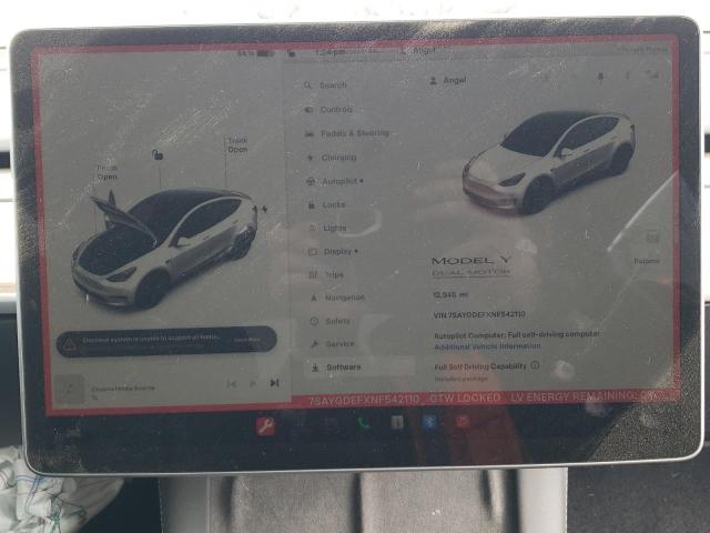7SAYGDEFXNF542110 Tesla Model Y