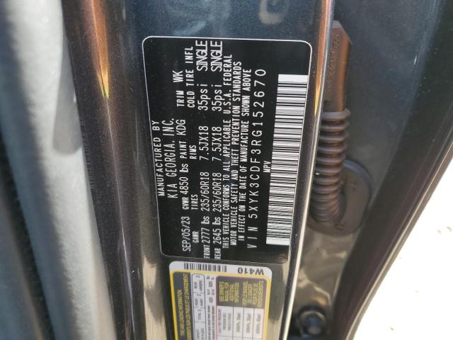 5XYK3CDF3RG152670 KIA Sportage Ex