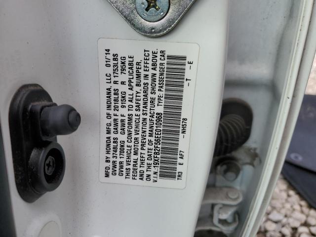 19XFB2F56EE010968 Honda Civic Lx