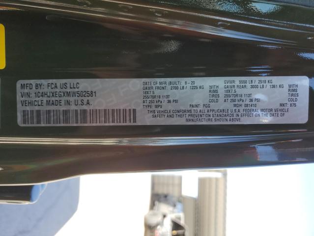 1C4HJXEGXMW502581 Jeep Wrangler