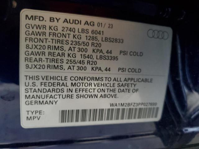 WA1M2BFZ3PP027699 Audi Q4 E-TRON
