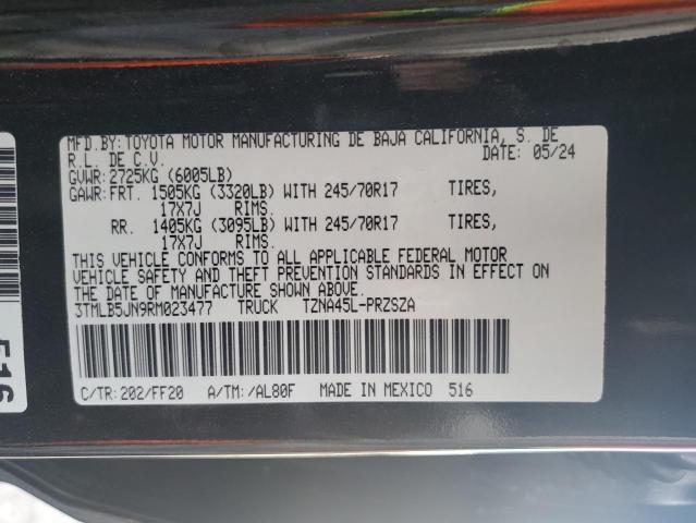 3TMLB5JN9RM023477 Toyota TACOMA DOU
