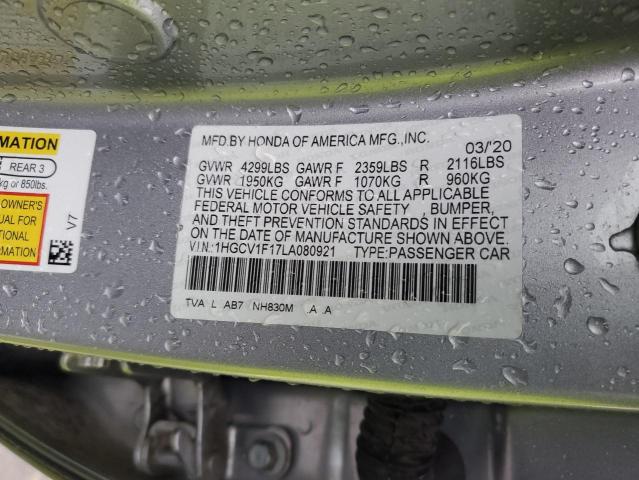 1HGCV1F17LA080921 Honda ACCORD LX