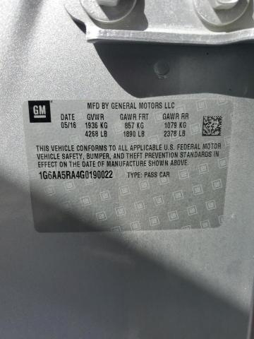 1G6AA5RA4G0190022 Cadillac ATS