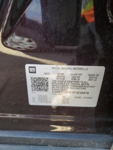 1GNERGKW4PJ216578 Chevrolet TRAVERSE L