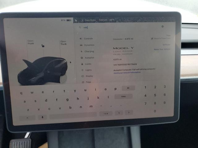 7SAYGDEE7RF179424 Tesla Model Y