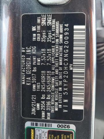 5XYP2DHCXNG200934 KIA Telluride