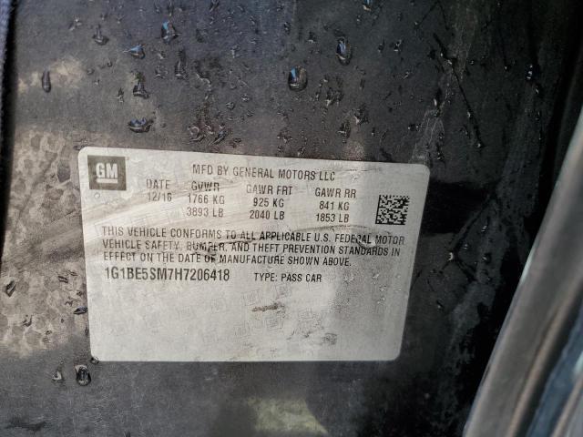1G1BE5SM7H7206418 Chevrolet CRUZE LT