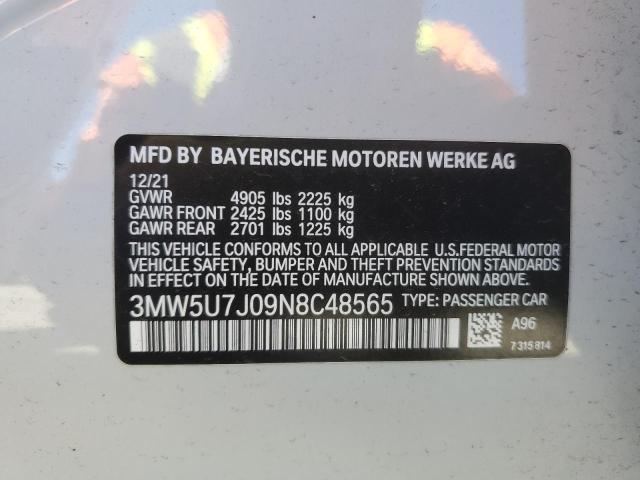 3MW5U7J09N8C48565 BMW 2022