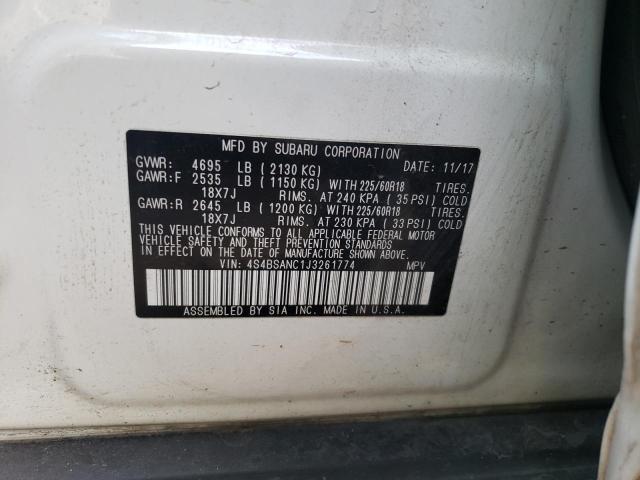 4S4BSANC1J3261774 Subaru u5