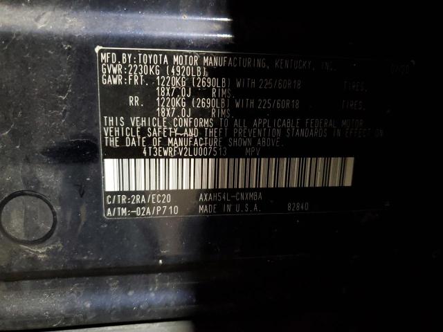 4T3EWRFV2LU007513 Toyota a25-fxz, 3nm+4nm