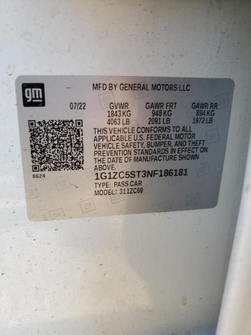 1G1ZC5ST3NF186181 Chevrolet MALIBU LS
