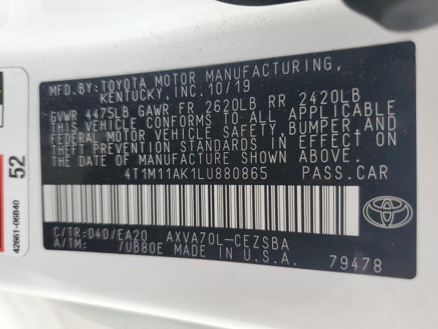 4T1M11AK1LU880865 Toyota a25a-fks