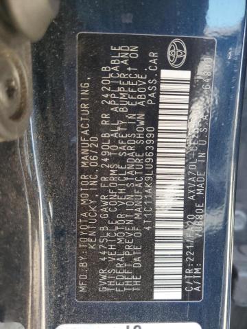 4T1C11AK9LU963990 Toyota a25a-fks