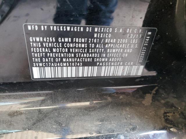 3VWC17AU4GM516743 Volkswagen GOLF SPORT
