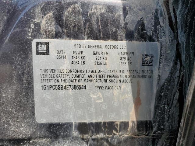 1G1PC5SB4E7386544 Chevrolet CRUZE LT