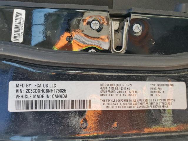 2C3CDXHG6NH175825 Dodge CHARGER GT