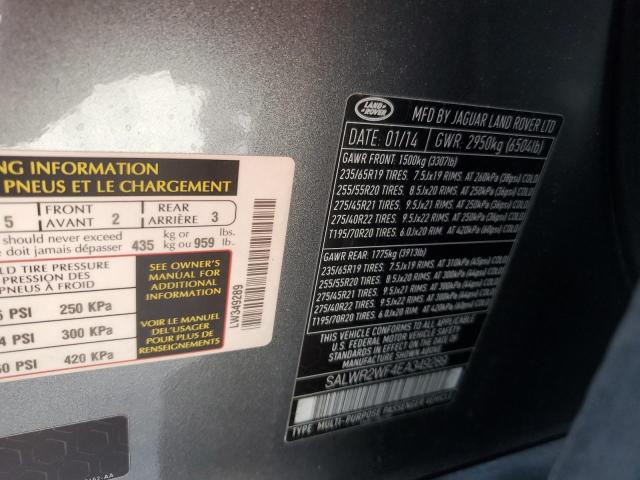 SALWR2WF4EA349289 Land Rover RANGE ROVER SPORT