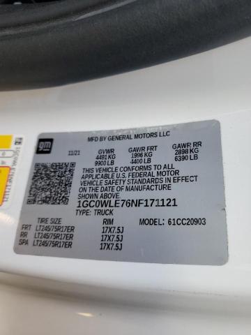 1GC0WLE76NF171121 Chevrolet l8t