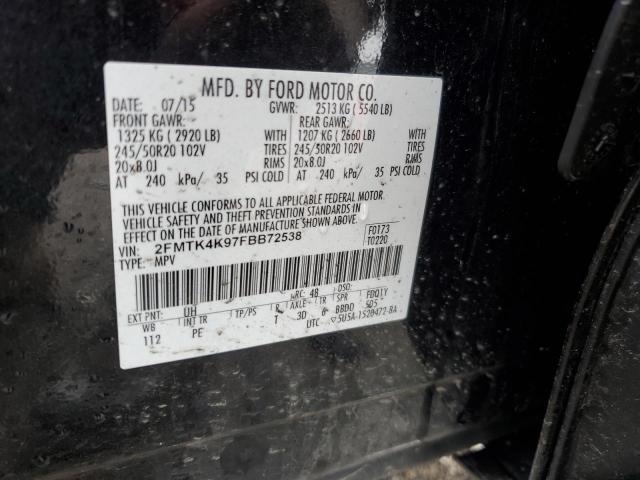 2FMTK4K97FBB72538 Ford EDGE TITAN