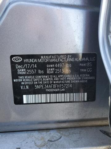 5NPE34AF8FH157214 Hyundai dohc gdi theta-ii