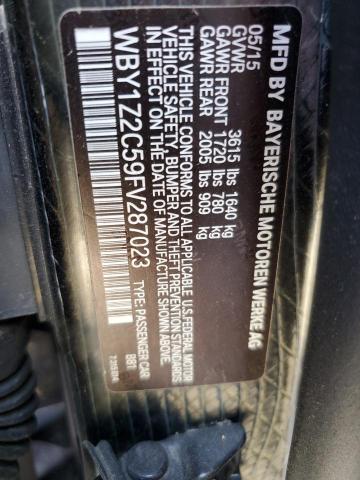 WBY1Z2C59FV287023 BMW I3 Bev